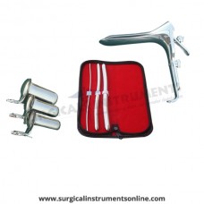 Hegar uterine dilator 3 pieces set,3-4, 9-10, 13-14, grave large, collin 3pcs